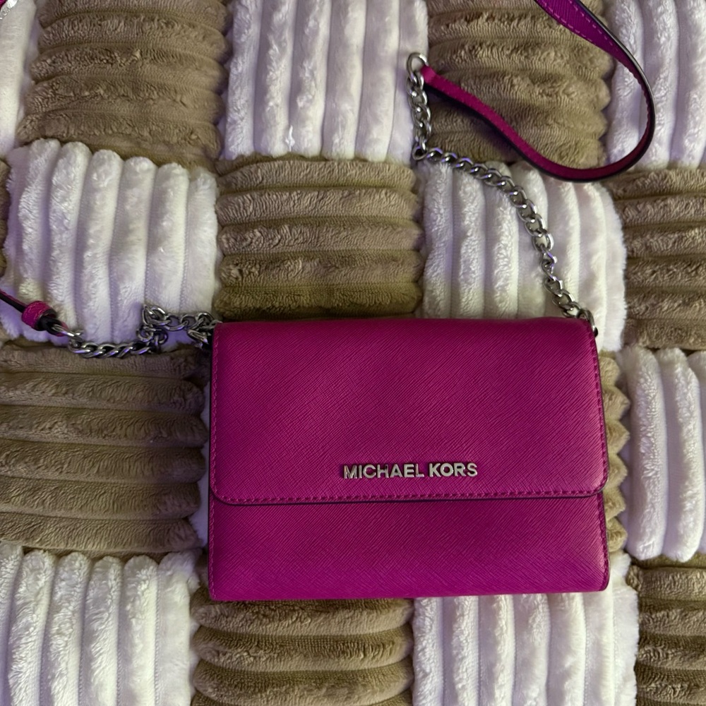 Michael Kors Fuchsia Crossbody Bag